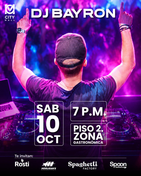 DJ  Bayron en City Mall Alajuela